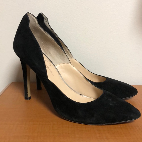 Jessica Simpson Shoes - Jessica Simpson Microsuede Black Pumps